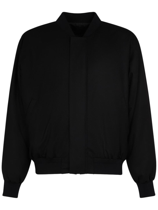 The Row: Craig cashmere jacket - Black - men_0 | Luisa Via Roma