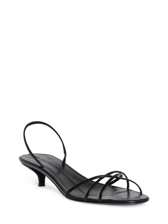 The Row: 35mm Harlow leather sandals - Schwarz - women_1 | Luisa Via Roma