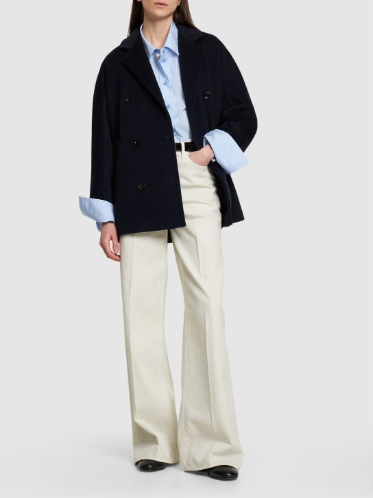 Max Mara: Rebus wool & cashmere coat - women_1 | Luisa Via Roma