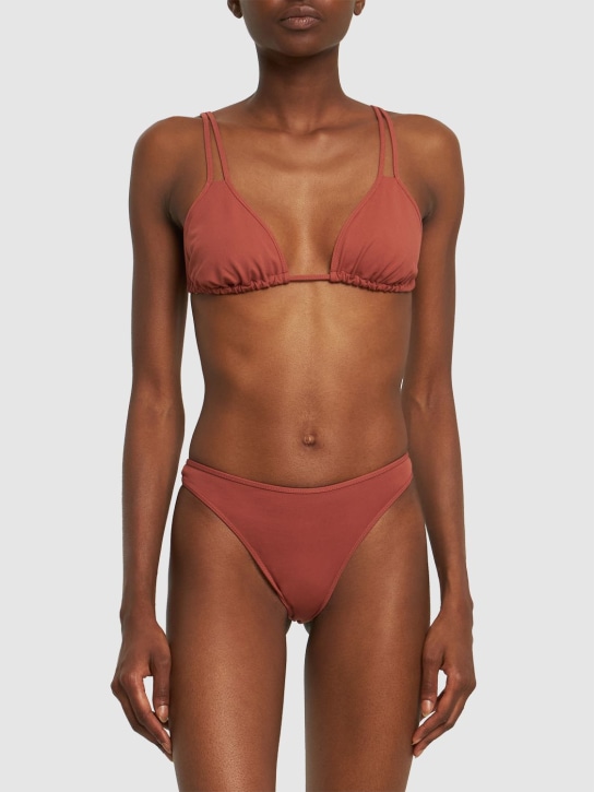 Eres: Top bikini a triangolo Ficus - Arancione - women_1 | Luisa Via Roma