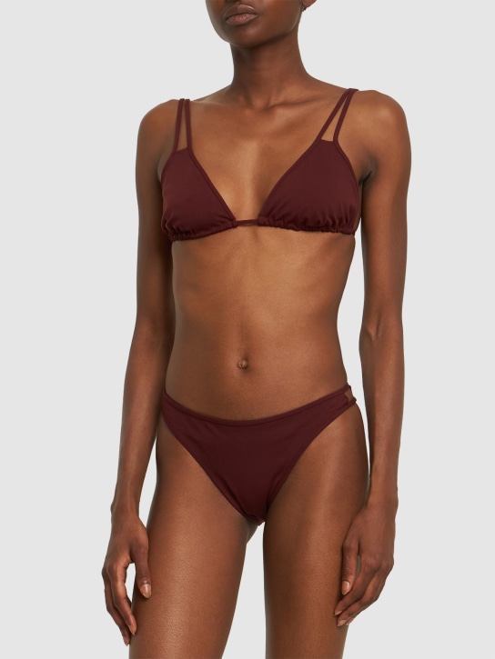 Eres: Ficus triangle bikini top - Brown - women_1 | Luisa Via Roma