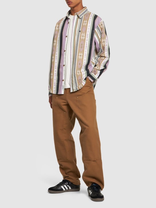 Carhartt WIP: Double-Knee リラックスフィットストレートパンツ - Hamilton - men_1 | Luisa Via Roma