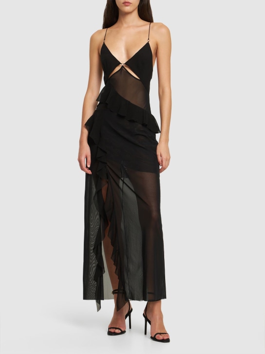 Bec + Bridge: Vestido maxi Aurelie de tirantes - Negro - women_1 | Luisa Via Roma