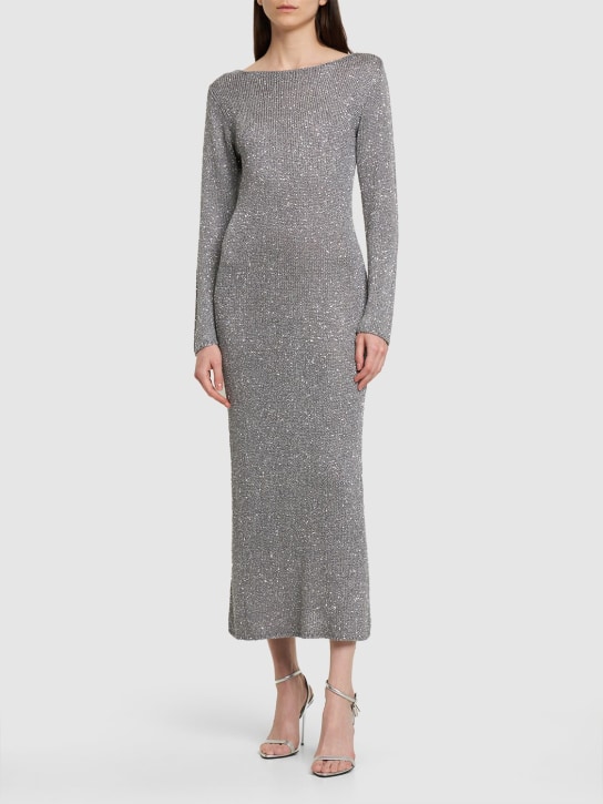 Bec + Bridge: Sadie sequined long sleeve dress - Grey - women_1 | Luisa Via Roma