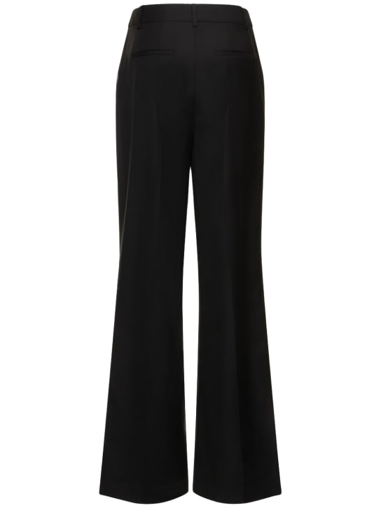 Loulou Studio: Sbiru flared wool pants - women_4 | Luisa Via Roma