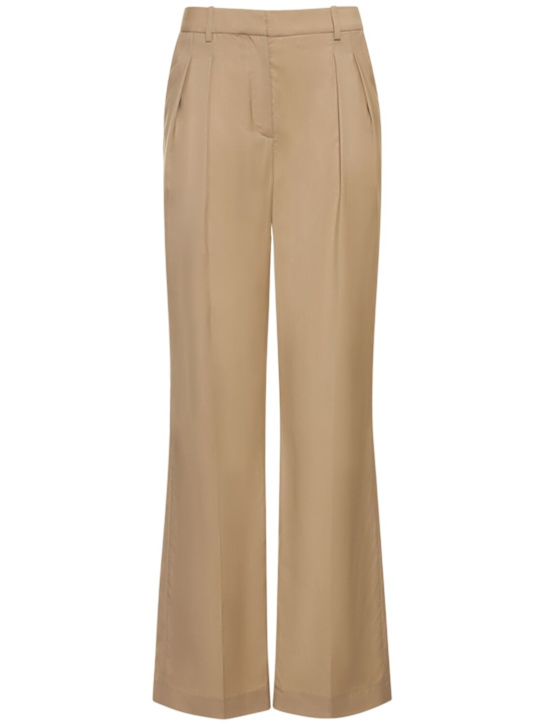 Loulou De Saison: Sbiru flared wool pants - women_0 | Luisa Via Roma