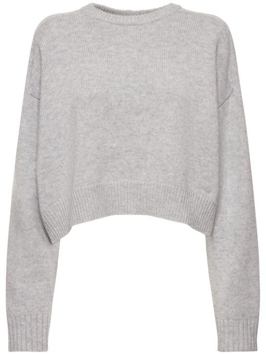 Loulou Studio: Bruzzi wool & cashmere sweater - Grey - women_0 | Luisa Via Roma