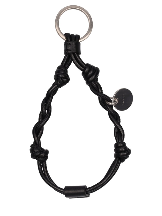 Jil Sander: Tangle leather keyring - men_2 | Luisa Via Roma