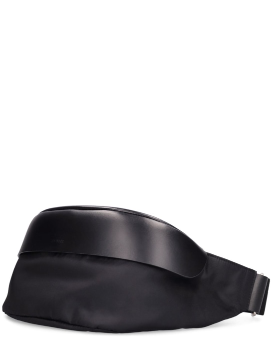 Jil Sander: Marsupio medio in nylon e pelle - men_1 | Luisa Via Roma