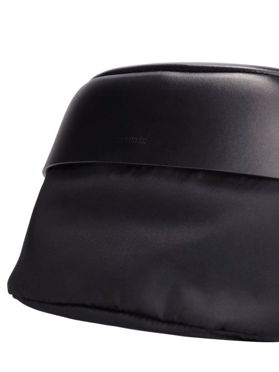 Jil Sander: Marsupio medio in nylon e pelle - men_3 | Luisa Via Roma