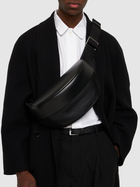 Jil Sander: Marsupio medio in nylon e pelle - men_2 | Luisa Via Roma