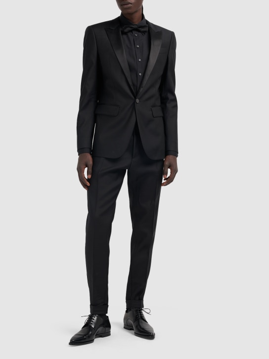 Dsquared2: Berlin wool & silk suit - Black - men_1 | Luisa Via Roma