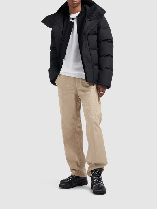 Dsquared2: Relaxed Fit cotton twill pants - men_1 | Luisa Via Roma