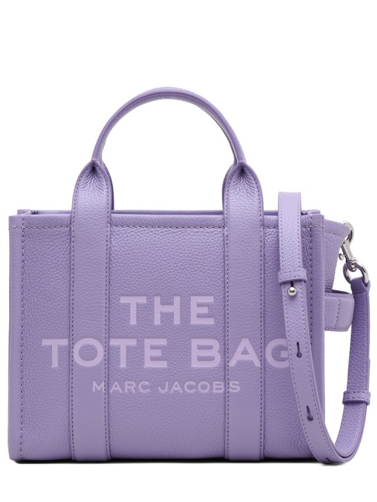 Marc Jacobs: The Small Tote レザーバッグ - ラベンダー - women_0 | Luisa Via Roma