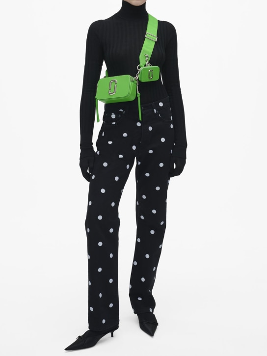 Marc Jacobs: The Snapshot leather shoulder bag - Apple - women_1 | Luisa Via Roma