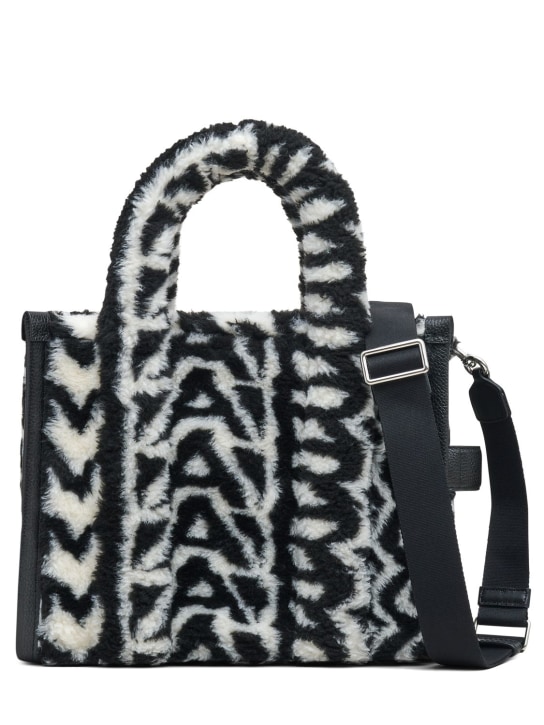 Marc Jacobs: The Medium Tote faux fur bag - Black/Ivory - women_0 | Luisa Via Roma