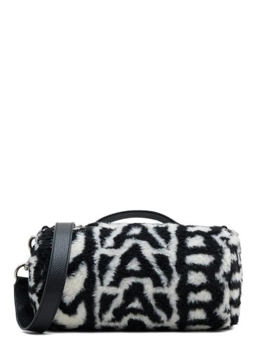 Marc Jacobs: The Duffle faux fur top handle bag - Siyah/Bej - women_0 | Luisa Via Roma