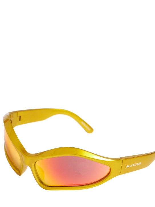 Balenciaga: 0314S Fennec oval acetate sunglasses - Yellow - men_1 | Luisa Via Roma