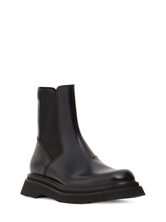 Dsquared2: Botines de piel - men_2 | Luisa Via Roma