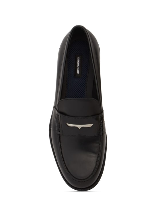 Dsquared2: Mocasines de piel - men_3 | Luisa Via Roma