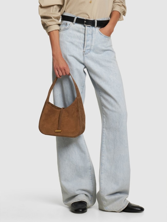 Liffner: Sac hobo en daim Chubby Slanted - women_1 | Luisa Via Roma