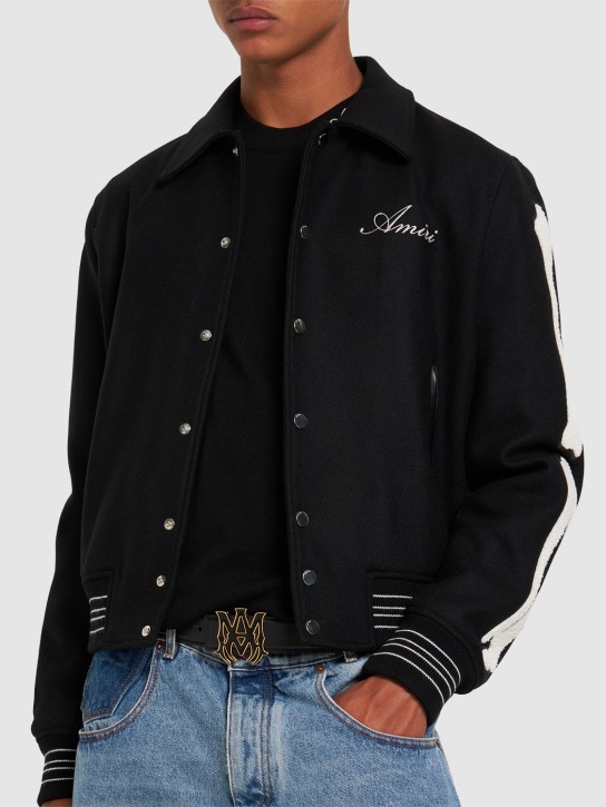 Amiri: 4cm breiter MA-Ledergürtel - men_1 | Luisa Via Roma