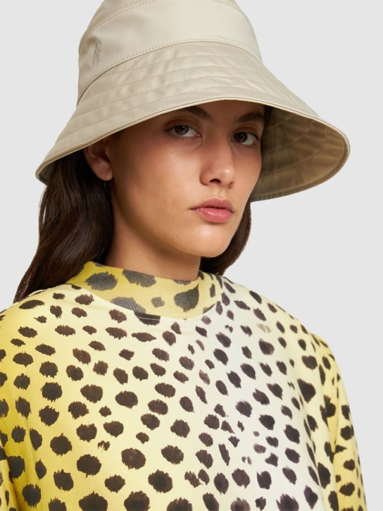 The Attico: Tech bucket hat - Ivory - women_1 | Luisa Via Roma