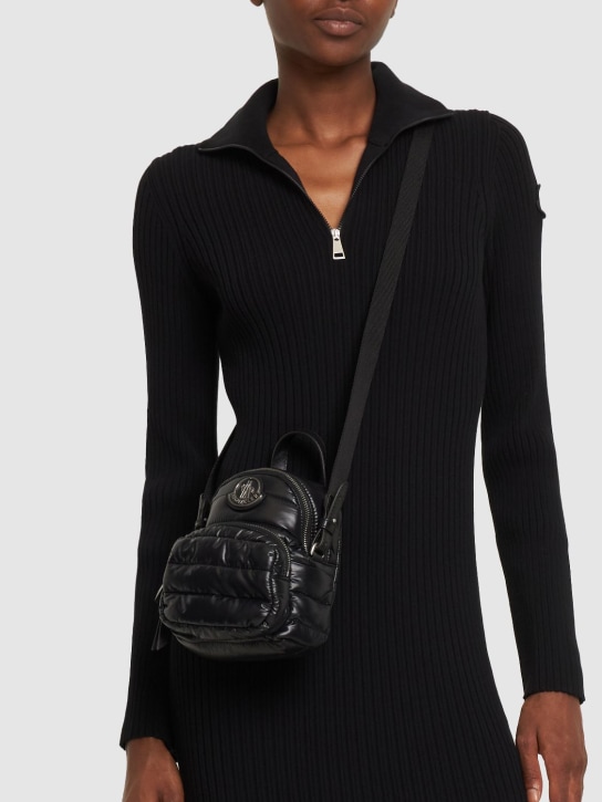Moncler: Petit sac porté épaule en nylon Kilia - Noir - women_1 | Luisa Via Roma