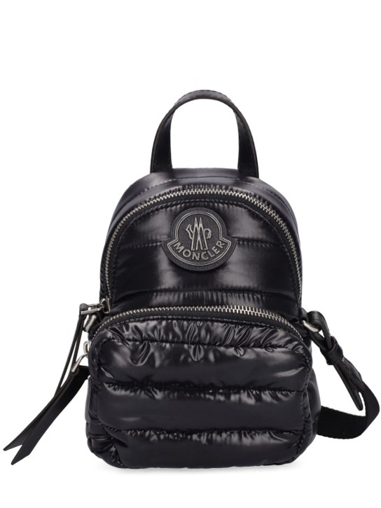 Moncler: Small Kilia nylon shoulder bag - Black - women_0 | Luisa Via Roma