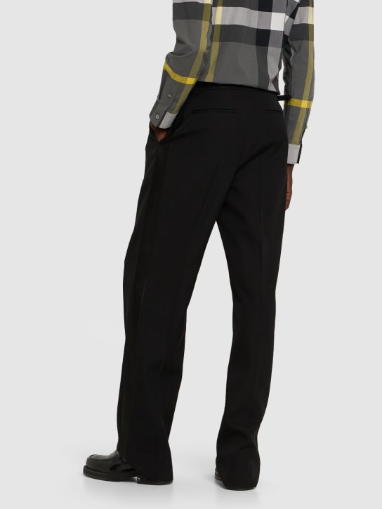 Burberry: Pantaloni larghi Westwood - Nero - men_2 | Luisa Via Roma