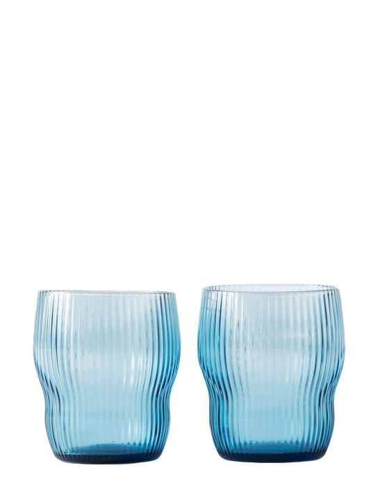 Polspotten: Pum玻璃杯2个套装 - 蓝色 - ecraft_0 | Luisa Via Roma