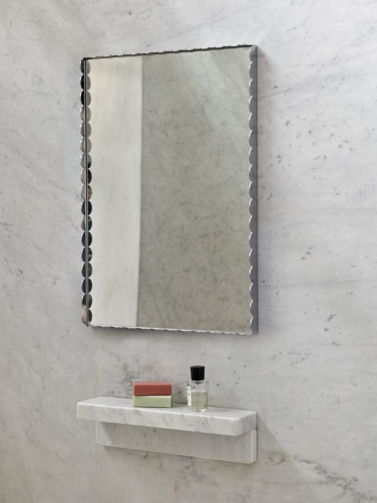 HAY: Arcs rectangle mirror - Silver - ecraft_1 | Luisa Via Roma