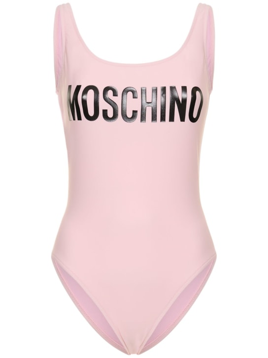 Moschino: Logo莱卡连体泳衣 - women_0 | Luisa Via Roma