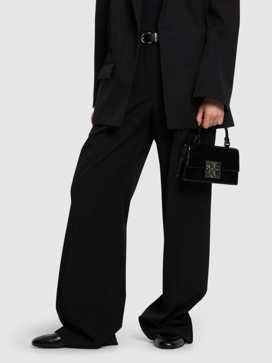 Tory Burch: Mini Trend Spazzolato top handle bag - women_1 | Luisa Via Roma