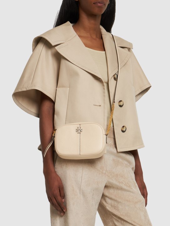 Tory Burch: McGraw leather camera shoulder bag - women_1 | Luisa Via Roma