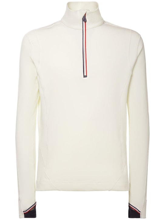 Moncler Grenoble: Sweatshirt aus Nylon - Weiß - men_0 | Luisa Via Roma
