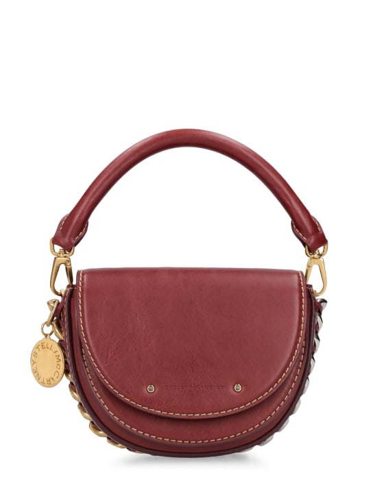 Stella McCartney: Alter Mat faux leather shoulder bag - Red - women_0 | Luisa Via Roma