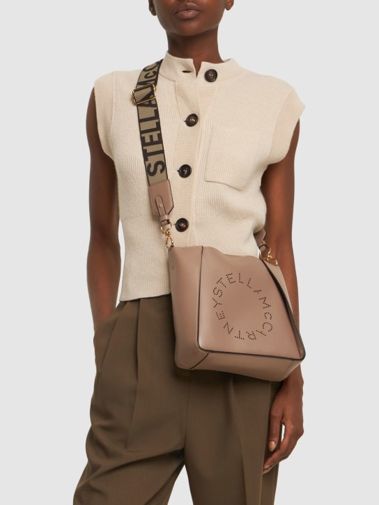 Stella McCartney: Mini Alter Mat soft faux leather bag - 2800 - women_1 | Luisa Via Roma