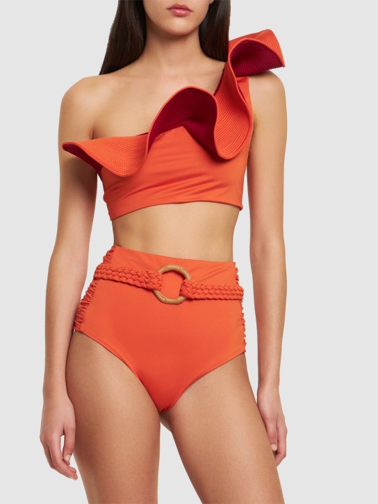 Johanna Ortiz: Top de bikini con un tirante - Multicolor - women_1 | Luisa Via Roma
