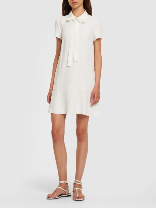 REDValentino: Vestido de viscosa - Blanco - women_1 | Luisa Via Roma