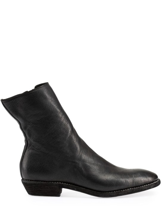 Guidi 1896: VG07 Leather Texan boots - men_0 | Luisa Via Roma