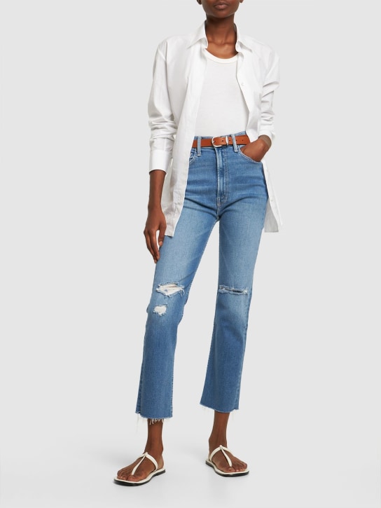 Mother: The Rider high waisted denim jeans - women_1 | Luisa Via Roma