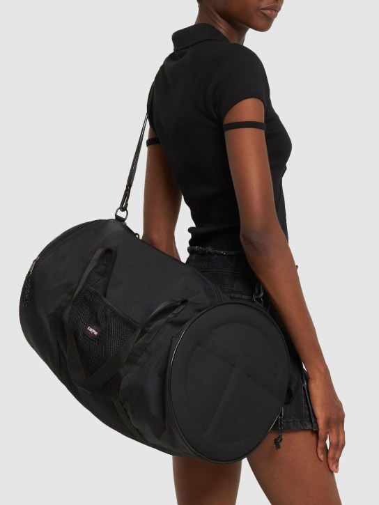 Eastpak x TELFAR: 33L Large Telfar duffle bag - Telfar Black - women_1 | Luisa Via Roma