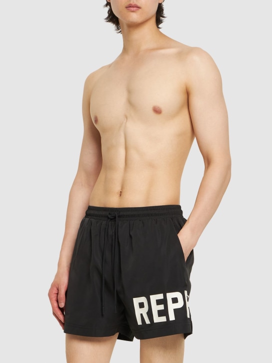 Represent: Represent swim shorts - Black - men_1 | Luisa Via Roma