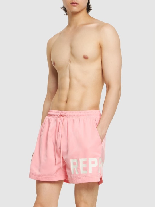 Represent: Shorts mare Represent - Flamingo Pink - men_1 | Luisa Via Roma