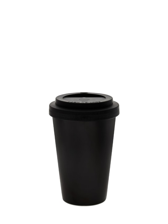 Balenciaga: Paris porcelain coffee cup - Black - ecraft_1 | Luisa Via Roma
