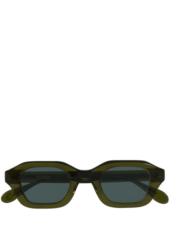 Delarge: Streams squared acetate sunglasses - Grün - women_0 | Luisa Via Roma