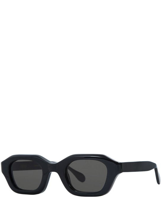 Delarge: Streams squared acetate sunglasses - Black - men_1 | Luisa Via Roma