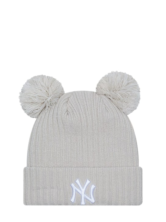 New Era: Knit NY Yankees double pompom beanie - women_0 | Luisa Via Roma