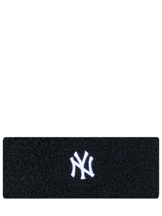 New Era: New York Yankees teddy headband - Black/White - women_0 | Luisa Via Roma